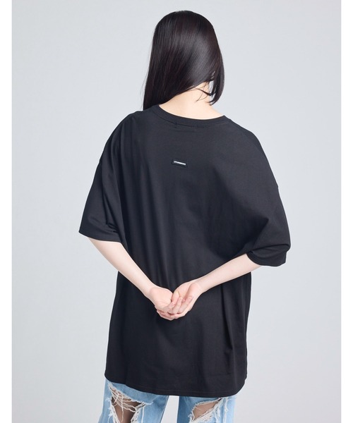 Little sunny bite（リトルサニーバイト）の「【8】【it】【little sunny bite】do me big tee（Tシャツ/カットソー・レディース・ブラック/オレンジ・MEDIUM）」の21枚目の写真