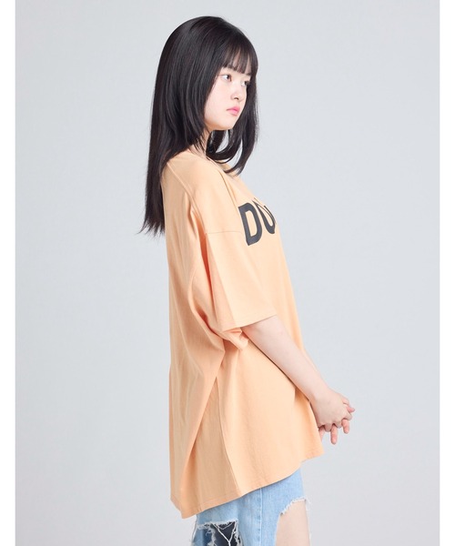 Little sunny bite（リトルサニーバイト）の「【8】【it】【little sunny bite】do me big tee（Tシャツ/カットソー・レディース・ブラック/オレンジ・MEDIUM）」の13枚目の写真