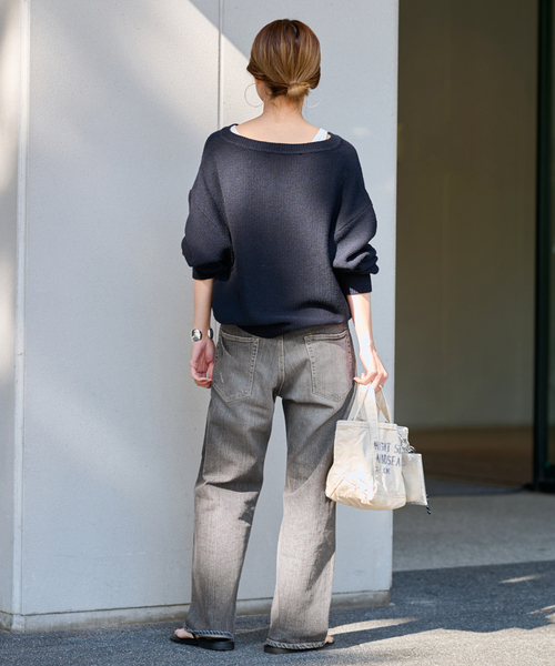 【新品タグ付】FRAMeWORK　フレームワーク　カノコ2WAYヘンリーニット ≪追加 / 新色≫カノコ2WAYヘンリーニット（ニット/セーター