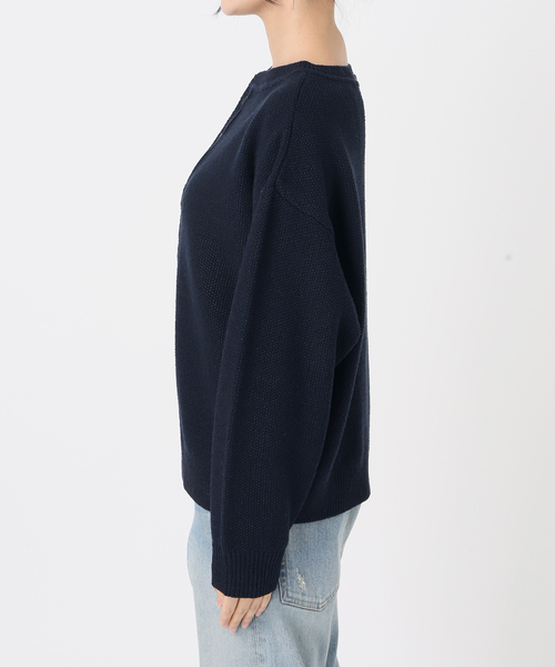 ≪追加 / 新色≫カノコ2WAYヘンリーニット（ニット/セーター