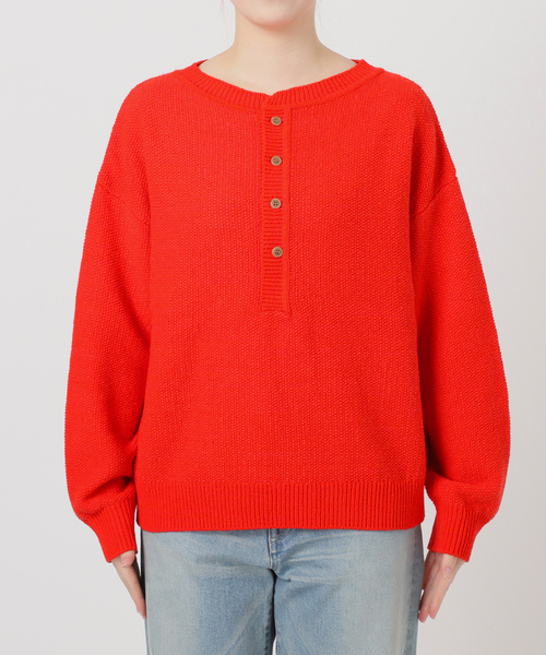 セール】≪追加 / 新色≫カノコ2WAYヘンリーニット（ニット/セーター