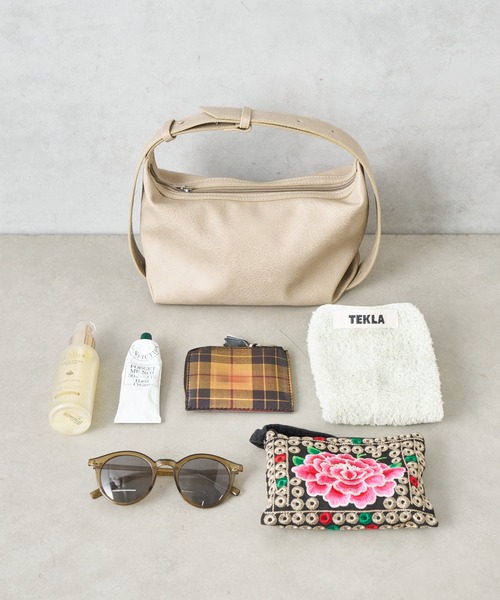 CIAOPANIC TYPY（チャオパニックティピー）の「ヴィンテージレザーマルチウェイベルトBAG（ショルダーバッグ・レディース・ブラック/ボルドー/グレイッシュベージュ・ONE SIZE）」の6枚目の写真