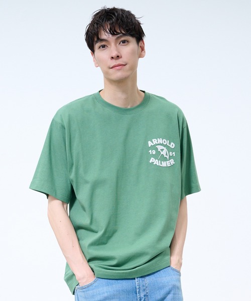 Arnold Palmer(アーノルドパーマー)の「シェア AP アップリケ モチーフ Tシャツ(Tシャツ/カットソー・レディース・ホワイト/チャコール/ダークグリーン・LL/L/M/S/XS)」の18枚目の写真