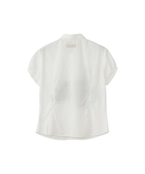 HYSTERIC GLAMOUR(ヒステリックグラマー)の「BABYSITTING CLUB コンパクトシャツ(シャツ/ブラウス・レディース・ホワイト/グリーン/ブラック・MEDIUM/SMALL)」の5枚目の写真