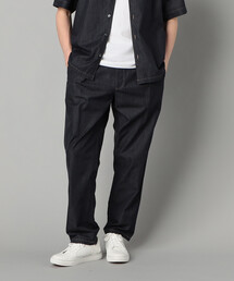 COMME CA MEN | 岡山織り超長綿高密度デニム インタックパンツ(スラックス)