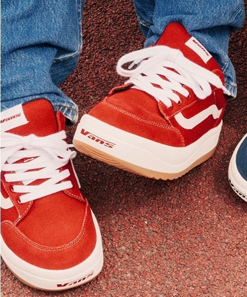 ヴァスコ VANS ヴァンズ GRASSO グラッソ V2069 RED/WHITE : ABC-MART