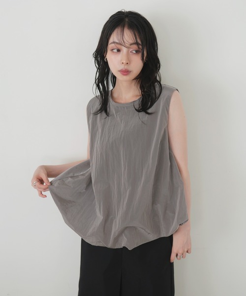 ブラウス シャツ 「ZOZO限定」バルーンノースリーブシャツ レディース select MOCA ブラウス シャツ バルーンノースリーブブラウス