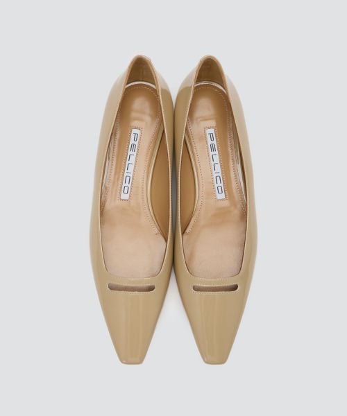 PELLICO（ペリーコ）の「VENERE アネッリソレッラ エナメル パンプス 1.0cm BEIGE（パンプス・レディース・ベージュ・38/37.5/37/36.5/36/35.5/35）」の3枚目の写真