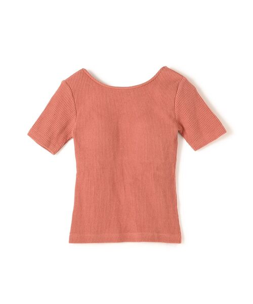 STRATA(エストラータ)の「カップ付き5分袖トップス 【低身長・小柄女性】(Tシャツ/カットソー・レディース・グレー/ベージュ/オレンジ・ONE SIZE)」の3枚目の写真