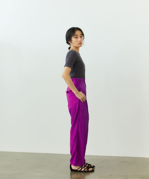 STRATA(エストラータ)の「カップ付き5分袖トップス 【低身長・小柄女性】(Tシャツ/カットソー・レディース・グレー/ベージュ/オレンジ・ONE SIZE)」の21枚目の写真