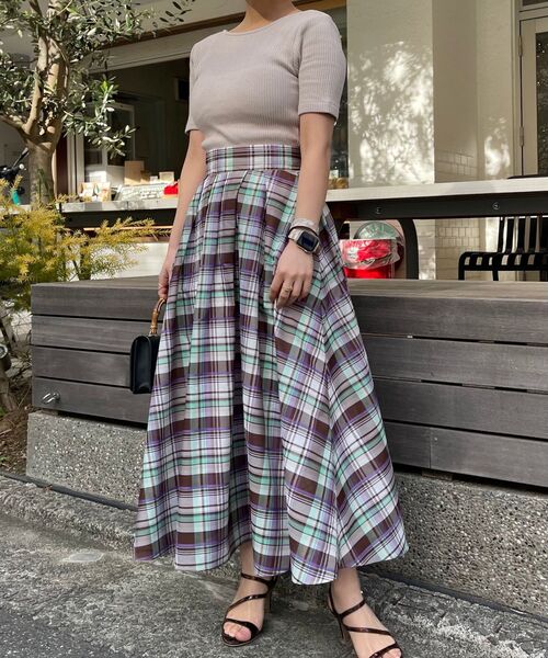 STRATA(エストラータ)の「カップ付き5分袖トップス 【低身長・小柄女性】(Tシャツ/カットソー・レディース・グレー/ベージュ/オレンジ・ONE SIZE)」の14枚目の写真