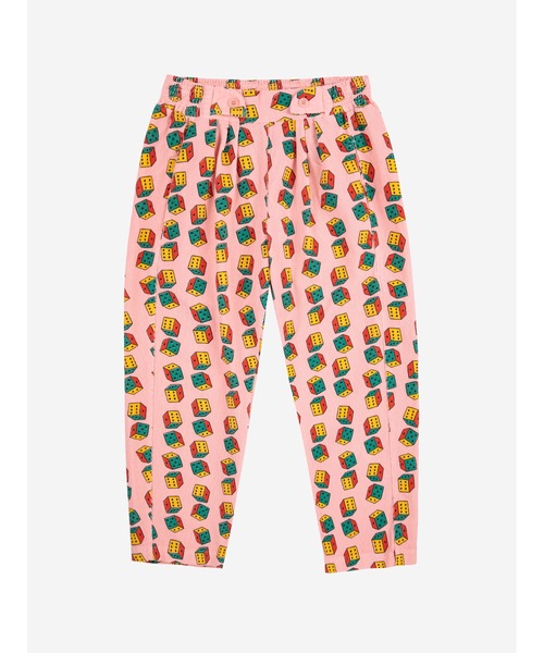 BOBO CHOSES(ボボショーズ)の「Dices all over micro corduroy pants(その他パンツ・キッズ・ピンク・2-3YEAR/4-5YEAR/6-7YEAR)」の1枚目の写真