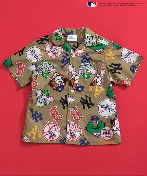 希少!! 80s〜 STARTER MLB エンゼルス 総柄 スタジアムシャツ セール】MLB 総柄シャツ（シャツ/ブラウス）｜MLB（メジャーリーグ
