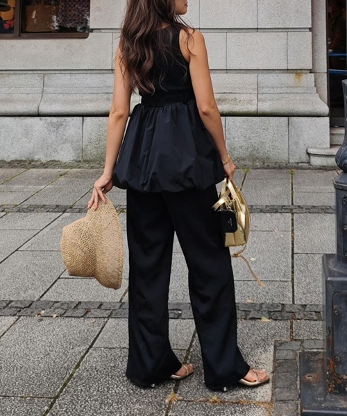 esutoreja（エストレジャ）の「バルーンタンクトップ（タンクトップ・レディース・ホワイト/ブラック・FREE）」の9枚目の写真