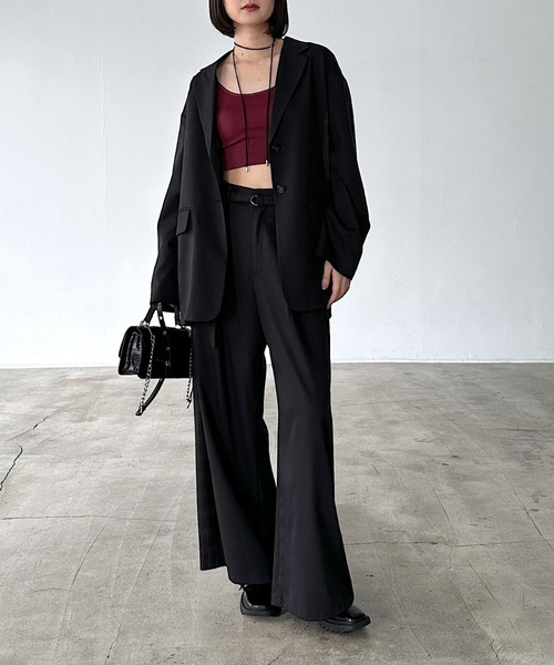 セール】【セットアップ対応】チェックMIXパンツ 《2サイズ展開