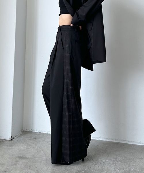 セール】【セットアップ対応】チェックMIXパンツ 《2サイズ展開