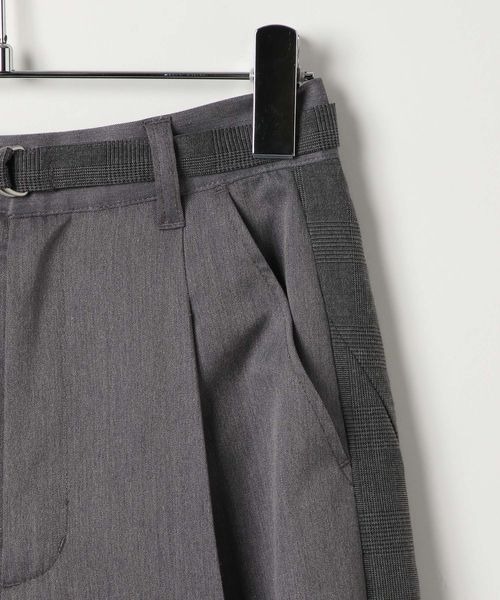 PAGEBOY(ページボーイ)の「【セットアップ対応】チェックMIXパンツ 《2サイズ展開》(スラックス・レディース・ブラック/ダークブラウン/チャコールグレー・SMALL/MEDIUM)」の8枚目の写真