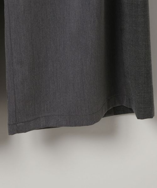 PAGEBOY(ページボーイ)の「【セットアップ対応】チェックMIXパンツ 《2サイズ展開》(スラックス・レディース・ブラック/ダークブラウン/チャコールグレー・SMALL/MEDIUM)」の7枚目の写真