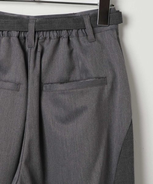 PAGEBOY(ページボーイ)の「【セットアップ対応】チェックMIXパンツ 《2サイズ展開》(スラックス・レディース・ブラック/ダークブラウン/チャコールグレー・SMALL/MEDIUM)」の5枚目の写真