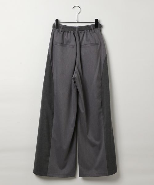 セットアップ対応】チェックMIXパンツ 《2サイズ展開