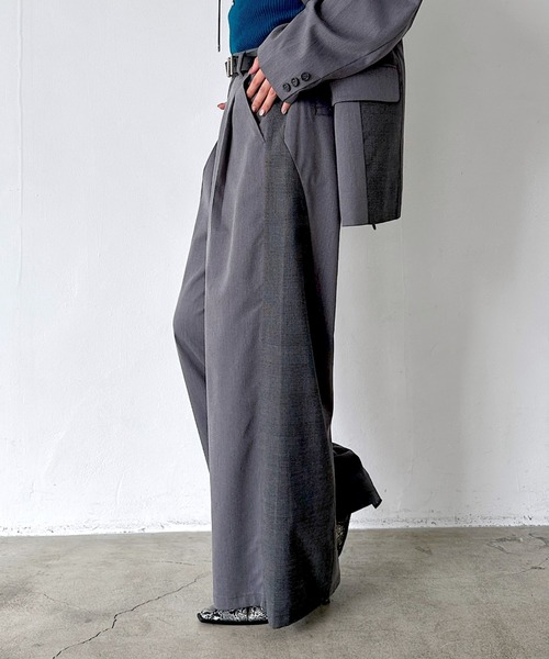 acu°SELECTページ セール】【セットアップ対応】チェックMIXパンツ 《2サイズ展開