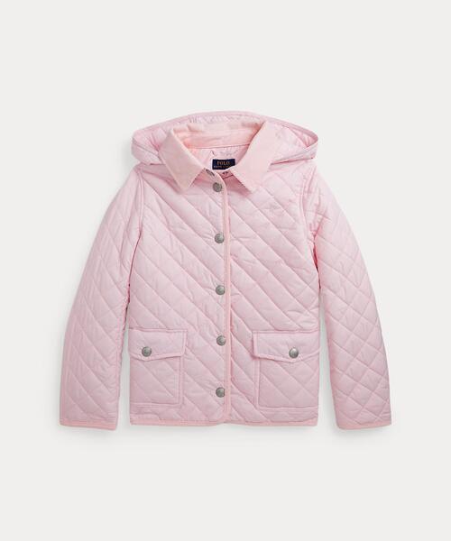 POLO RALPH LAUREN CHILDRENSWEAR（ポロ ラルフ ローレン チルドレンズウェア）の「キルテッド ウォーターリペラント バーン ジャケット（その他アウター・キッズ・ピンク・S/M/L/XL）」の9枚目の写真