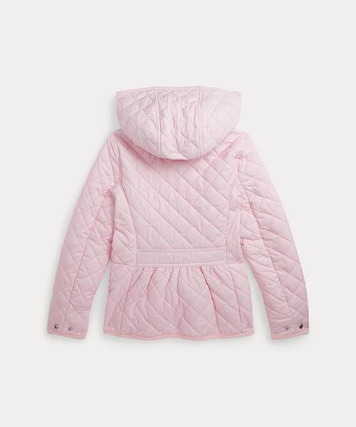 POLO RALPH LAUREN CHILDRENSWEAR（ポロ ラルフ ローレン チルドレンズウェア）の「キルテッド ウォーターリペラント バーン ジャケット（その他アウター・キッズ・ピンク・S/M/L/XL）」の8枚目の写真