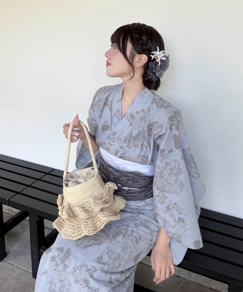 mellowneon（メロウネオン）の「ロゴプレートフリルカゴBAG（ハンドバッグ・レディース・アイボリー/ベージュ・FREE）」の8枚目の写真