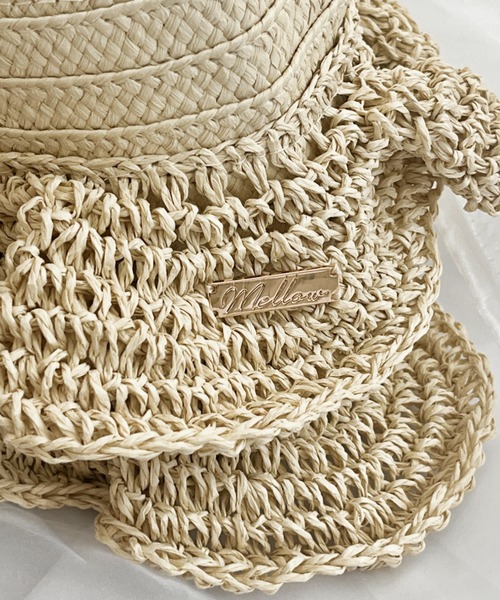 mellowneon（メロウネオン）の「ロゴプレートフリルカゴBAG（ハンドバッグ・レディース・アイボリー/ベージュ・FREE）」の14枚目の写真