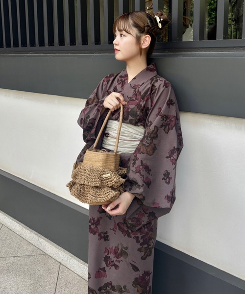 mellowneon（メロウネオン）の「ロゴプレートフリルカゴBAG（ハンドバッグ・レディース・アイボリー/ベージュ・FREE）」の20枚目の写真