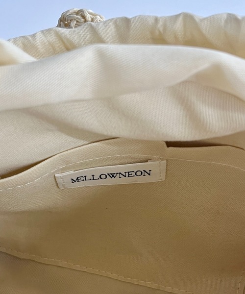 mellowneon（メロウネオン）の「ロゴプレートフリルカゴBAG（ハンドバッグ・レディース・アイボリー/ベージュ・FREE）」の16枚目の写真