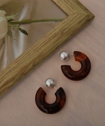 【resonance】ニュアンス パールキャッチ ピアス
