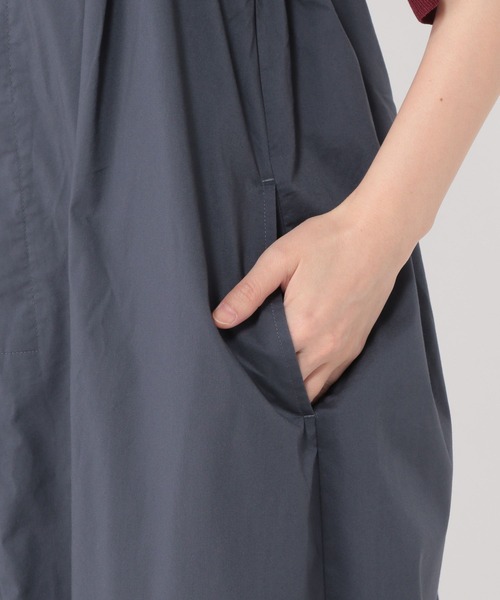 studio CLIP(スタディオクリップ)の「【軽量】タックジャンパースカート(ジャンパースカート・レディース・カーキ/ネイビー・FREE)」の7枚目の写真