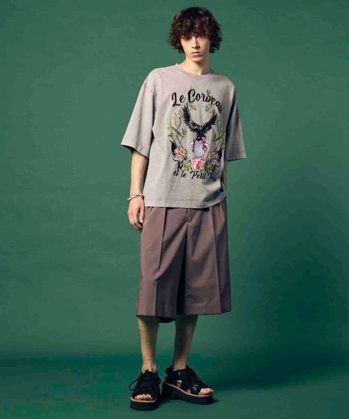 MAISON SPECIAL（メゾンスペシャル）の「《UNISEX》Wool Mix Stretch Prime-Wide Shorts/ウールミックスストレッチプライムワイドショーツ【MAISON SPECIAL/メゾンスペシャル】（その他パンツ・メンズ・ブラック/チャコールグレー/グレイッシュベージュ/パープル・0/1/2）」の16枚目の写真