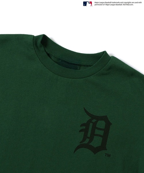 F.O.KIDS（エフオーキッズ）の「F.O.KIDS/エフオーキッズ MLB 3柄ワンポイントTシャツ 夏物 夏服（Tシャツ/カットソー・キッズ・ネイビー/グリーン/オフホワイト・120/130/140）」の2枚目の写真