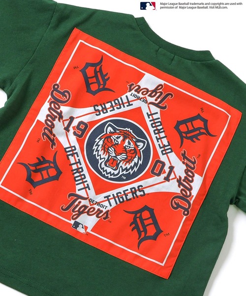 F.O.KIDS（エフオーキッズ）の「F.O.KIDS/エフオーキッズ MLB 3柄ワンポイントTシャツ 夏物 夏服（Tシャツ/カットソー・キッズ・ネイビー/グリーン/オフホワイト・120/130/140）」の14枚目の写真