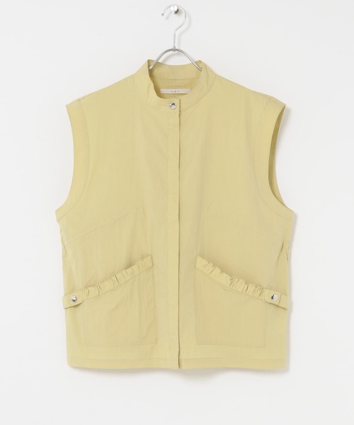 KBF（ケイビーエフ）の「スタンドカラーベスト（その他アウター・レディース・ベージュ系その他/オフホワイト・ONE）」の16枚目の写真