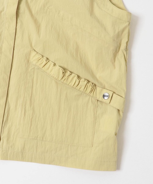 KBF（ケイビーエフ）の「スタンドカラーベスト（その他アウター・レディース・ベージュ系その他/オフホワイト・ONE）」の18枚目の写真