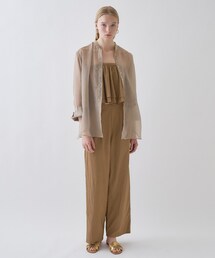 cloenc | 【接触冷感／手洗い可】3wayペプラムワイドパンツ(その他パンツ)