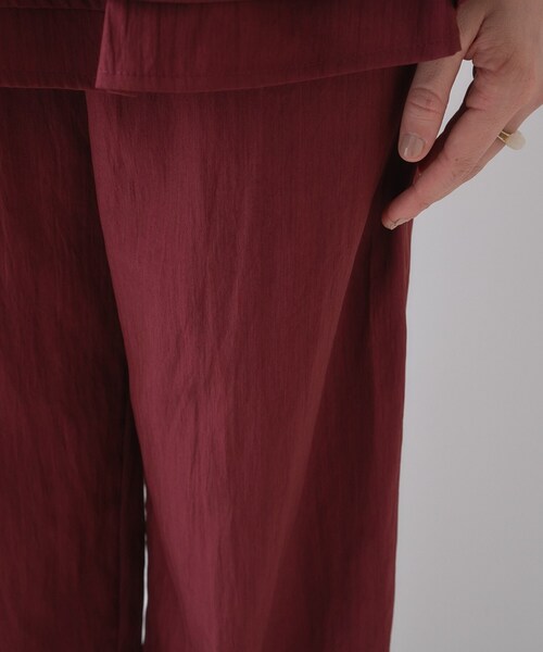 cloenc(クロエンス)の「【接触冷感/手洗い可】3wayペプラムワイドパンツ(その他パンツ・レディース・ボルドー/ブラック/ブラウン系・01/02)」の12枚目の写真