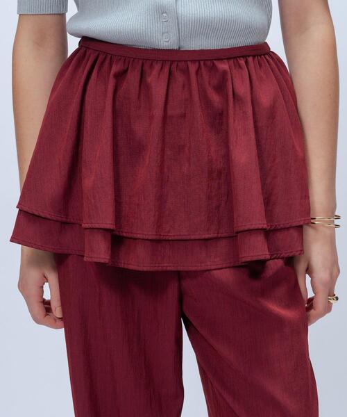 cloenc(クロエンス)の「【接触冷感/手洗い可】3wayペプラムワイドパンツ(その他パンツ・レディース・ボルドー/ブラック/ブラウン系・01/02)」の17枚目の写真