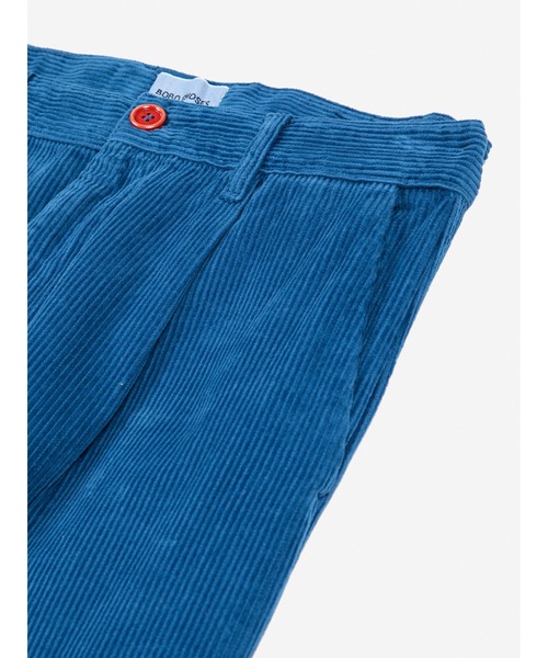BOBO CHOSES(ボボショーズ)の「Blue pleated corduroy pants(その他パンツ・レディース・ブルー・XL/XS/S/M/L)」の2枚目の写真
