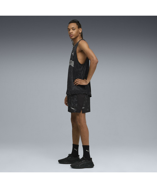 PUMA（プーマ）の「PUMA プーマ メンズ ランニング ランクラブ グラフィック メッシュ タンクトップ（その他トップス・メンズ・ホワイト/ブラック・SMALL/X-LARGE/XX-LARGE/LARGE/MEDIUM）」の7枚目の写真