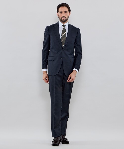 MACKINTOSH LONDON(マッキントッシュ ロンドン)の「レップ/サテンネクタイ(ネクタイ・メンズ・ダークネイビー/チャコールグレー/ブラウン系その他6・FREE)」の7枚目の写真