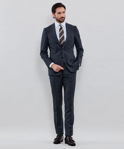 MACKINTOSH LONDON(マッキントッシュ ロンドン)の「レップ/サテンネクタイ(ネクタイ・メンズ・ダークネイビー/チャコールグレー/ブラウン系その他6・FREE)」の9枚目の写真