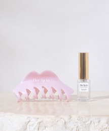 Her lip to BEAUTY(n[bvgDr[eB[)LIP SHAPE HAIR CLIP SET - ROSE BLANCHE -()