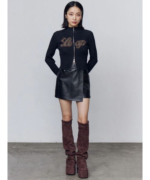 ルーズフレアカバーフィットブーツ（ブーツ）｜EMODA（エモダ