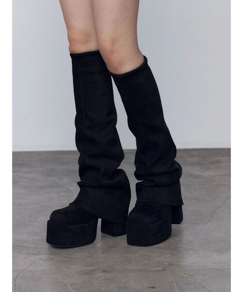 EMODA ルーズフレアカバーフィットブーツ Lサイズ ルーズフレアカバーフィットブーツ（ブーツ）｜EMODA（エモダ）の