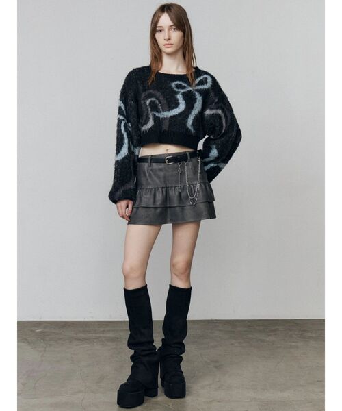 ルーズフレアカバーフィットブーツ（ブーツ）｜EMODA（エモダ