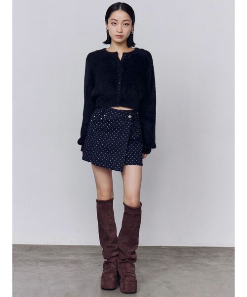 セール】ルーズフレアカバーフィットブーツ（ブーツ）｜EMODA（エモダ